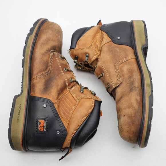 Timberland Pro Ballast 6” Men\'s US Size 14 W Steel Toe Brown Leather main image 12